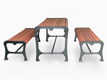 Boulevarde Table with Bench option
